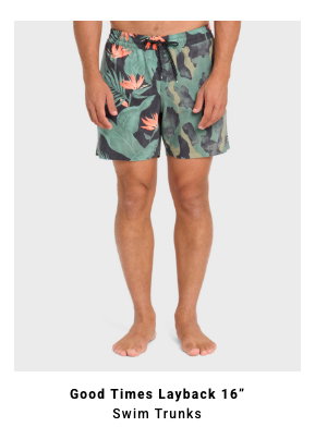 Good Times Layback 16" Swim Trunks