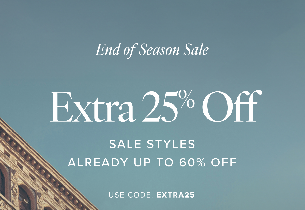 Extra 25% Off