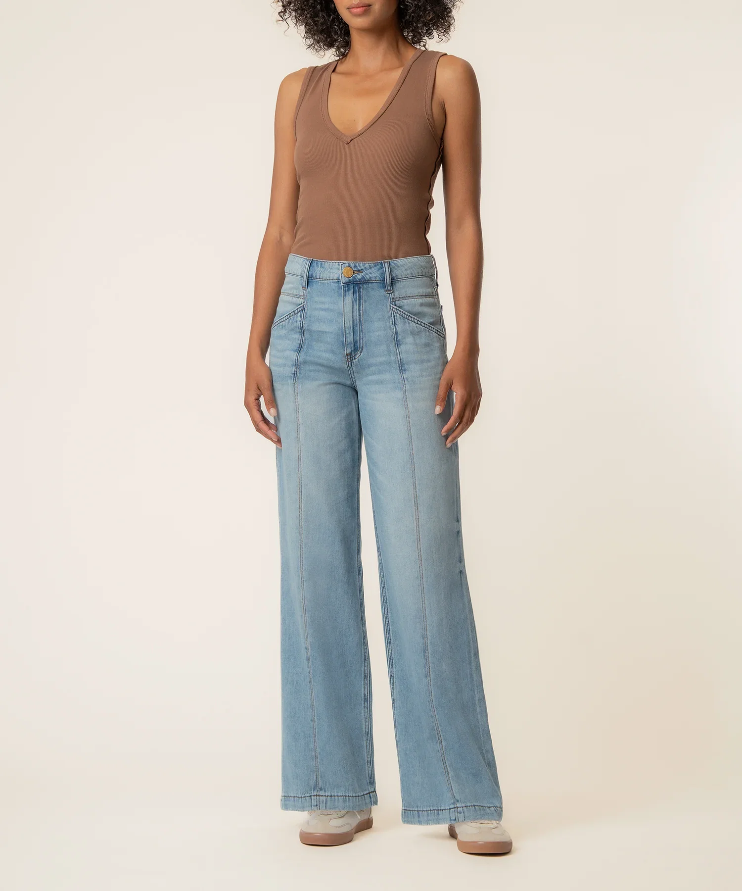 Image of Jodi High Rise Wide Leg, Exclusive in Core Wash