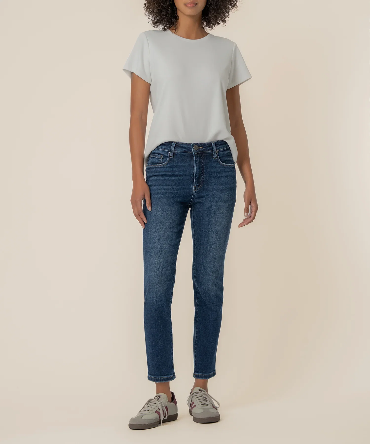 Image of Reese High Rise Ankle Straight, Petite in Enchantment Wash