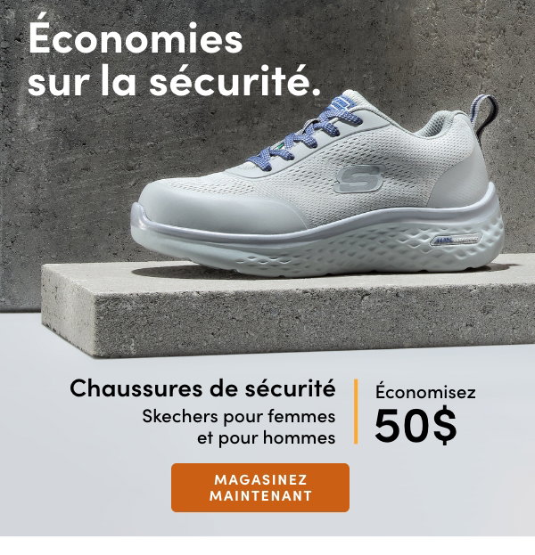 Chaussures de sécurité Skechers pour femmes et pour hommes économisez 50$