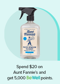 Spend $20 on Aunt Fannie's and get 5,000 points