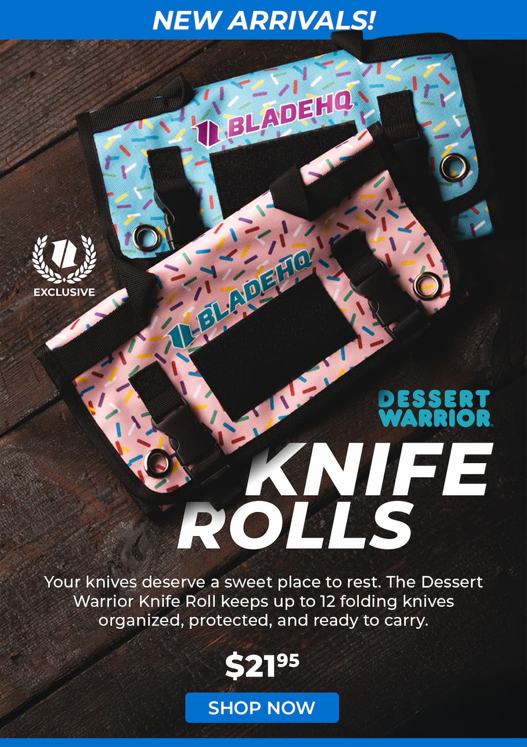 Blade HQ Dessert Warrior Knife Rolls