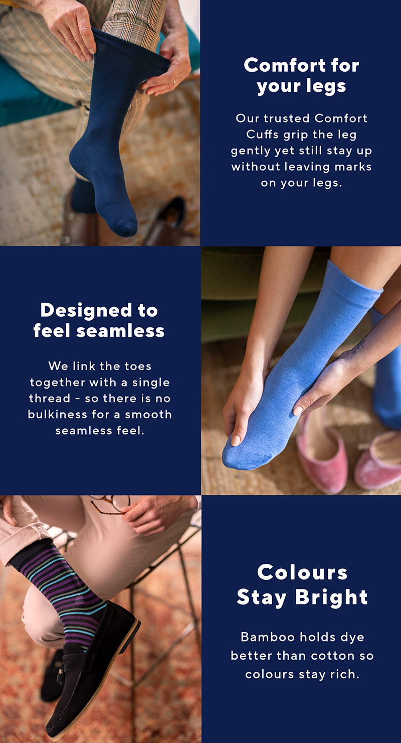Combining the natural benefits of bamboo fibres with design that puts comfort first.