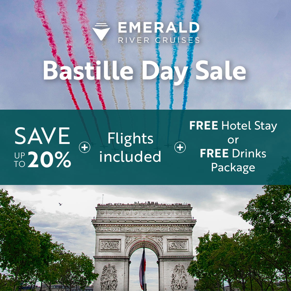 Celebrate Bastille Day with Emerald Cruises