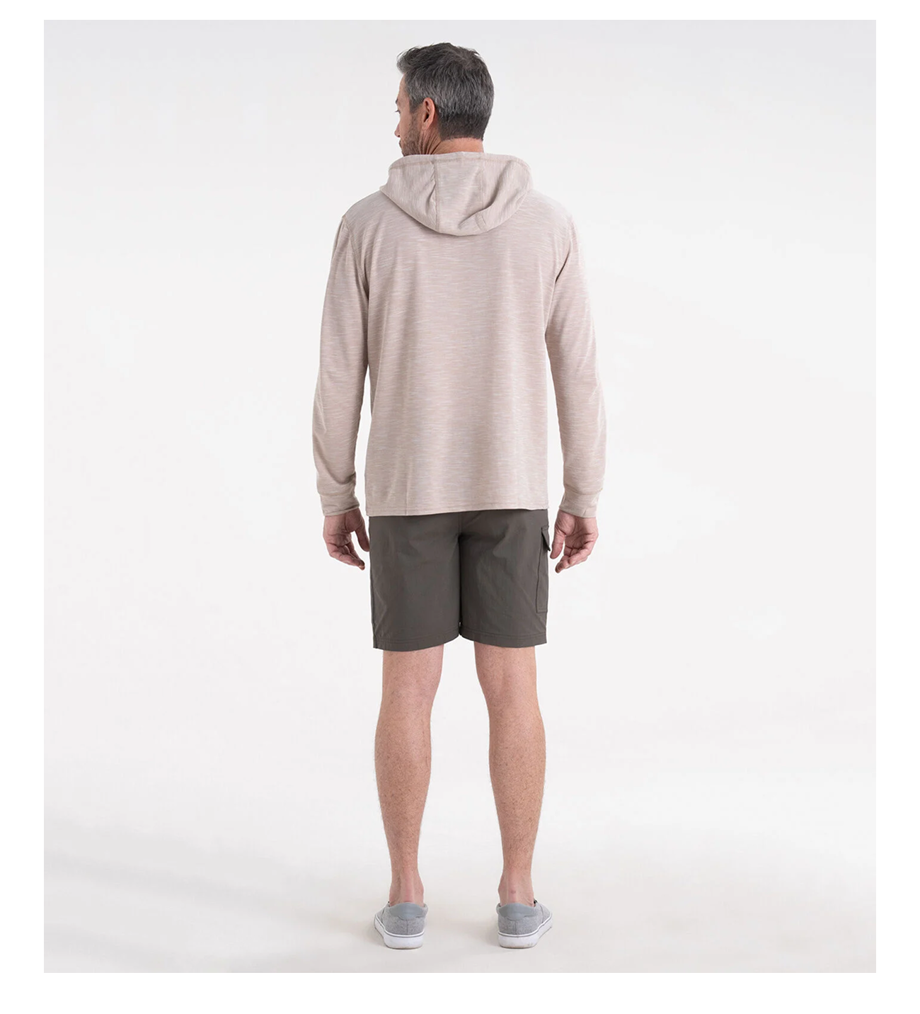Men's Quick Dry Stretch Flat Front Casual Hiking Shorts
