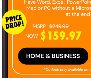 Microsoft Office 2024 Home & Business for Mac or PC Lifetime License