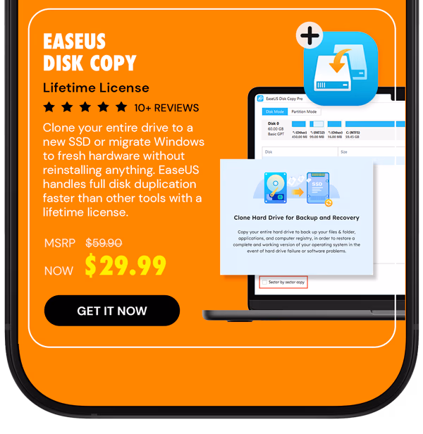 EaseUS Disk Copy: Lifetime License