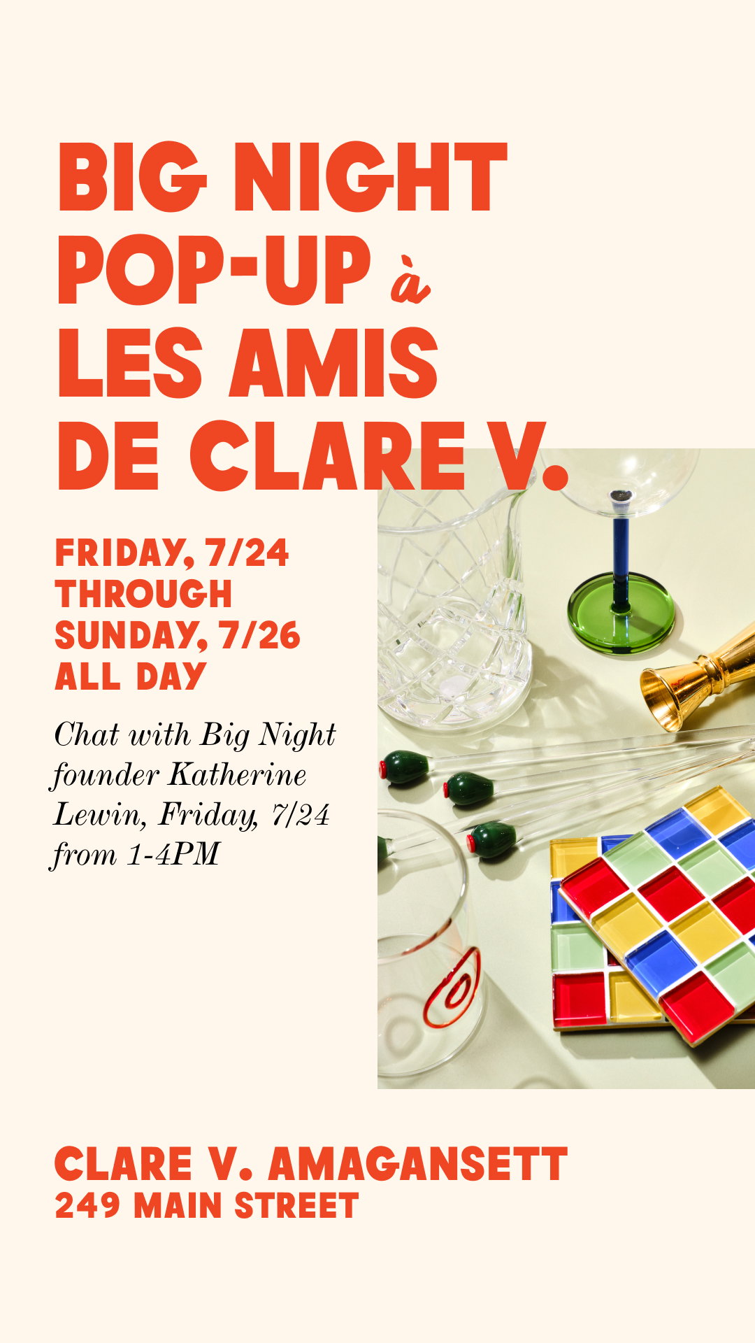 View Clare V. Events