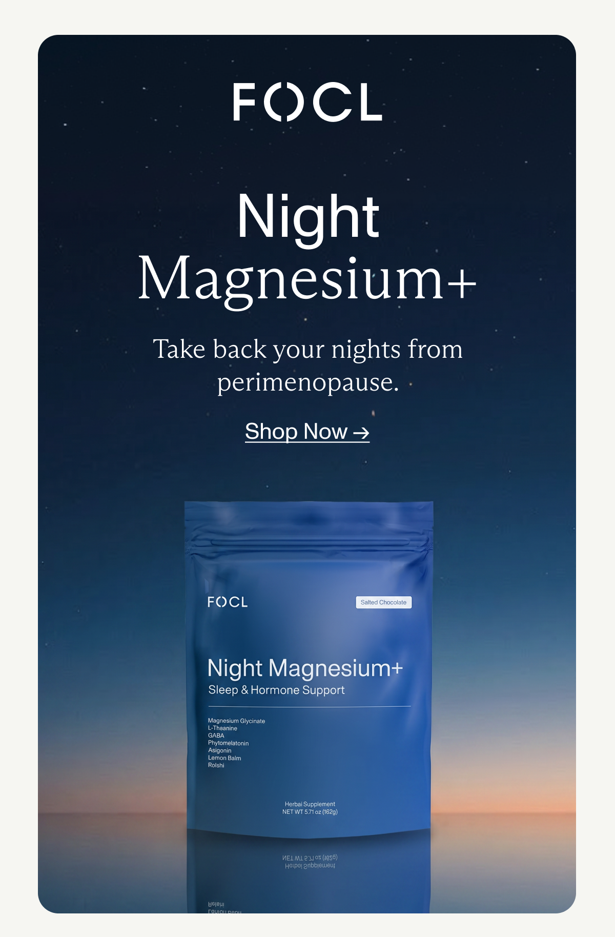 Night Magnesium+ - Take back your nights from perimenopause.