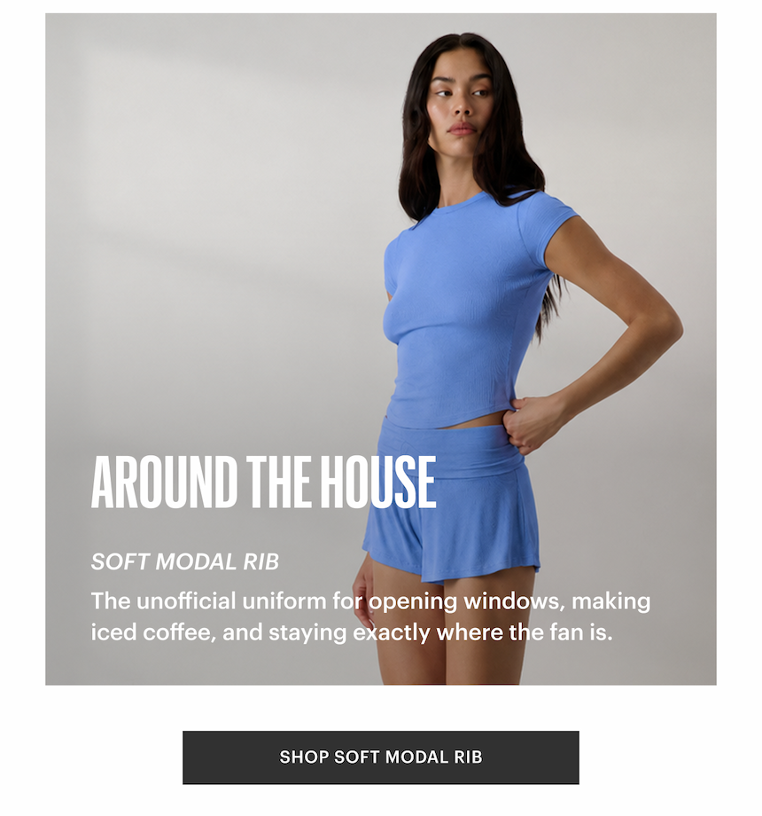 shop soft modal rib button, image of blue soft modal rib set 