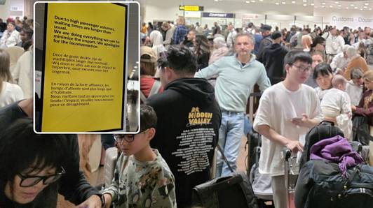 “Ik heb het hier nog nooit zo druk gezien”: lange wachtrijen op Brussels Airport, waar vandaag 92.000 reizigers verwacht worden