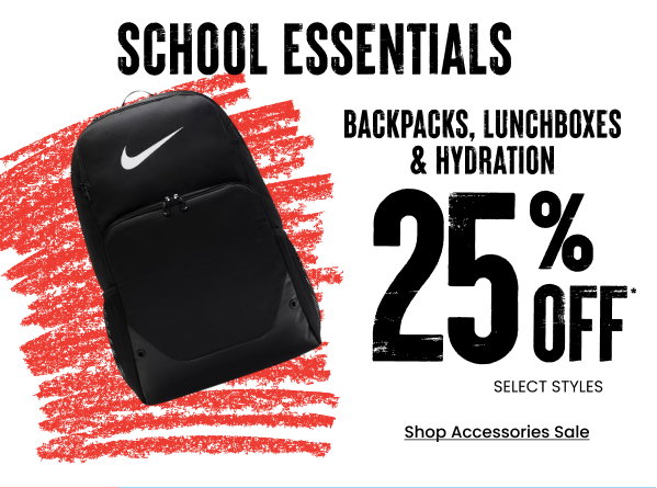 School Essentials Backpacks, Lunchboxes & hydration 25% Off
