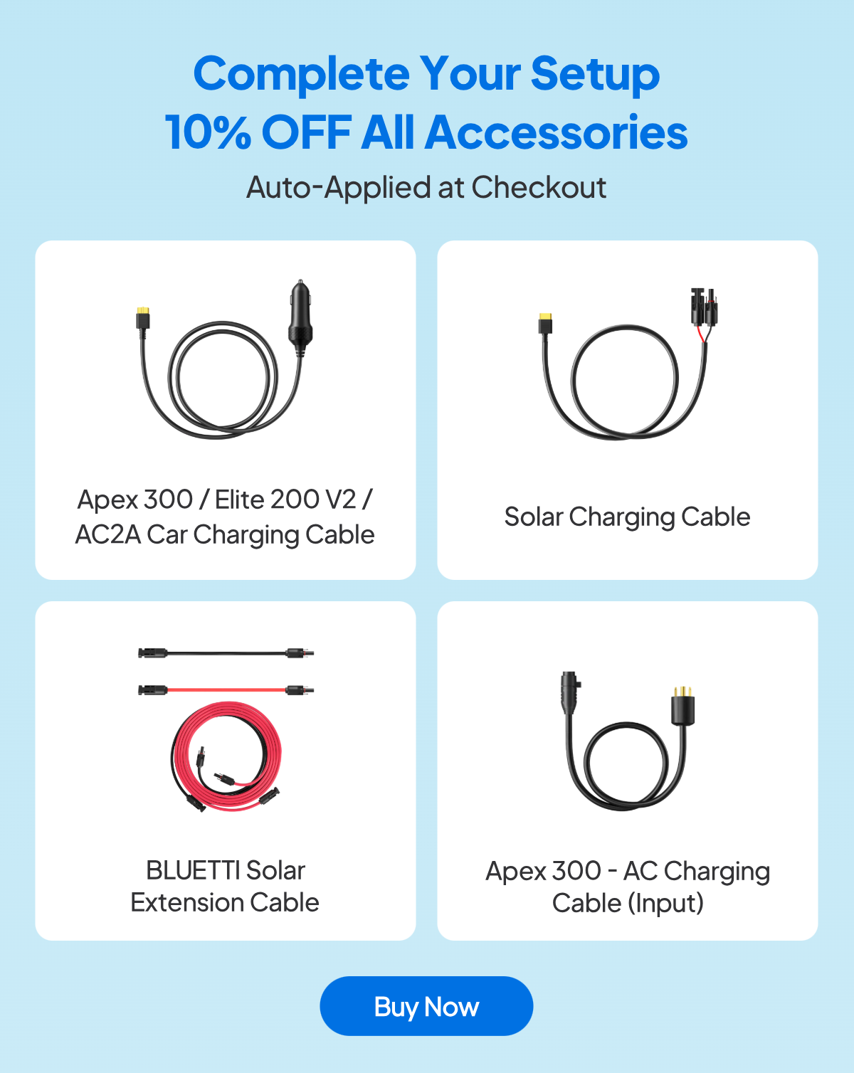 10% OFF All Accessories