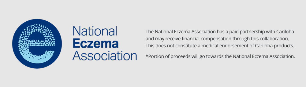 National Eczema Association has a paid partnership with Cariloha and may receive financial compensation through this collaboration.