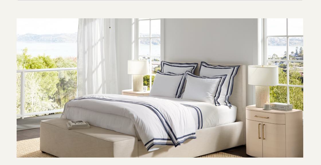 Castine Percale Duvet Cover