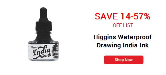 Higgins Waterproof Drawing India Ink