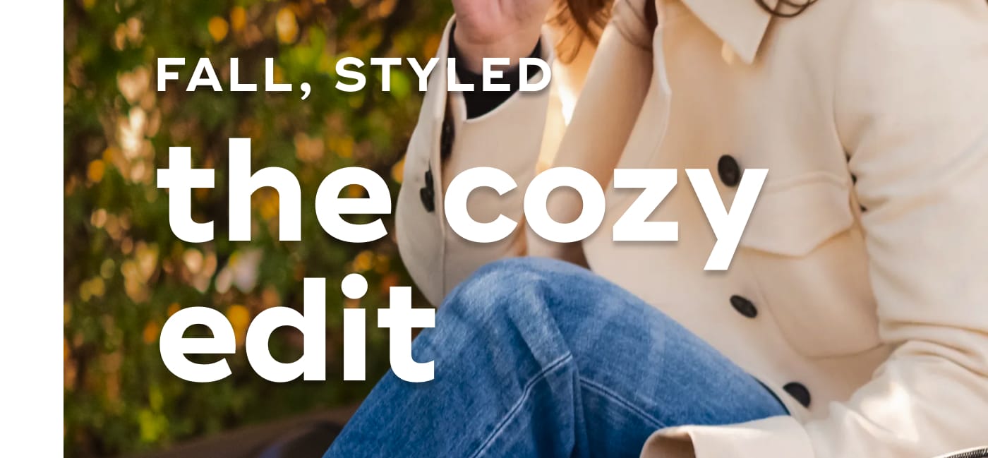 FALL, STYLED. the cozy edit