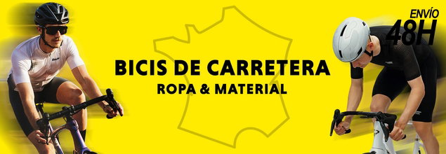 Bicis de carretera: ropa y material