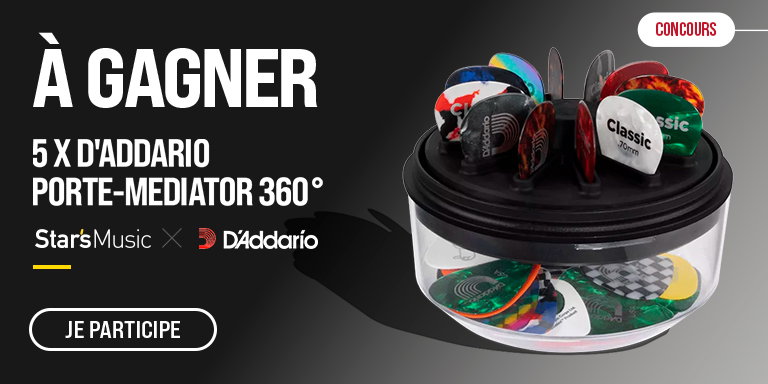 D'ADDARIO Porte Mediator 360 : Jeu Concours