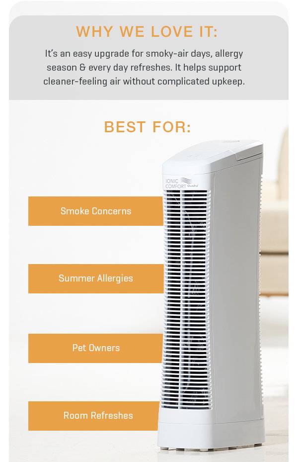 Refresh your space with our #1 air purifier -- and get 30% off.