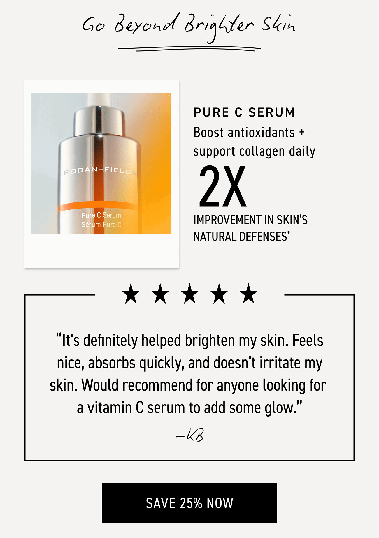 Shop Pure C Serum. Boost Antioxidants + Support Collagen Daily.