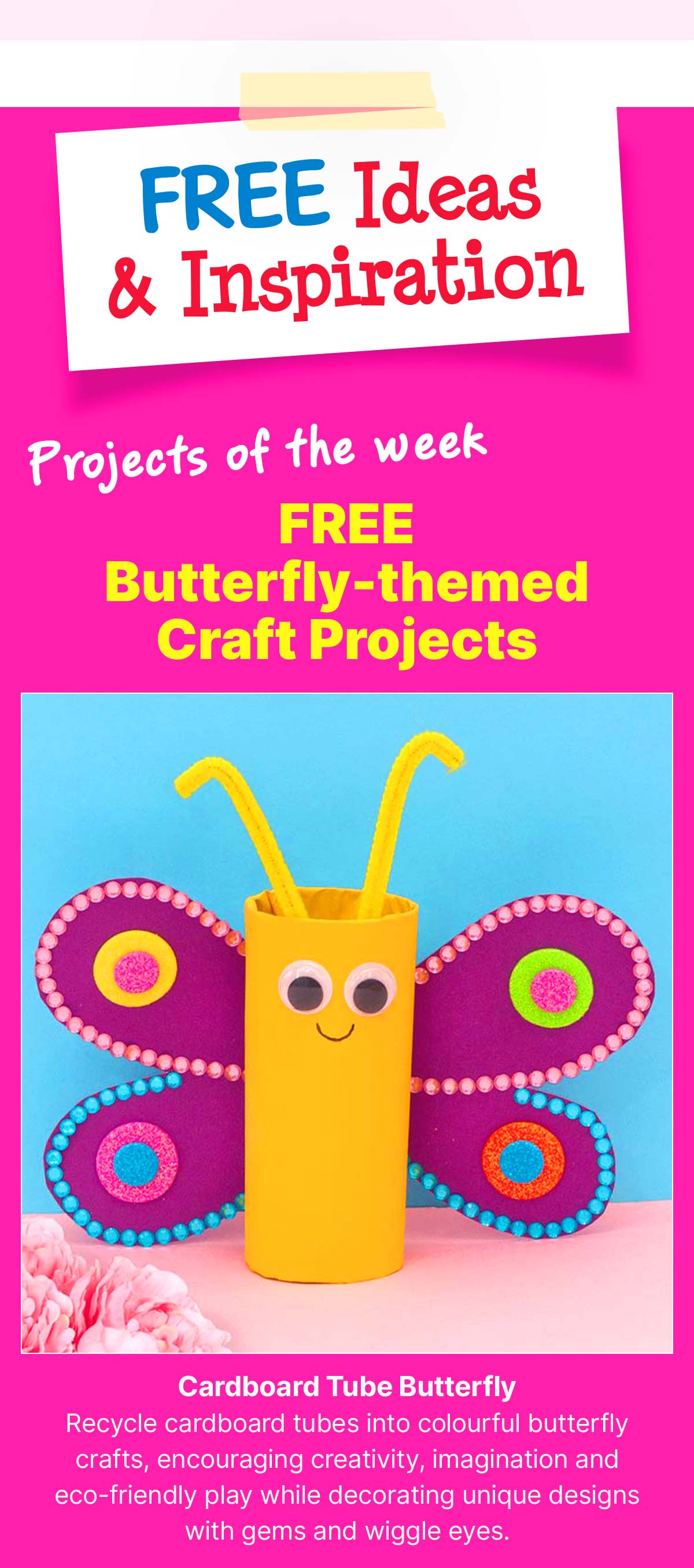 Cardboard Tube Butterfly