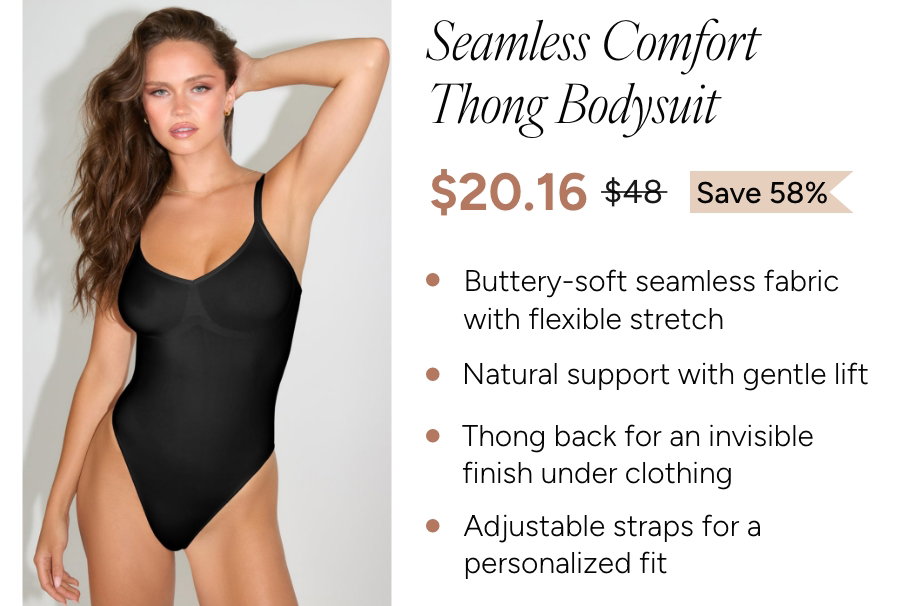 Seamless Comfort Thong Bodysuit