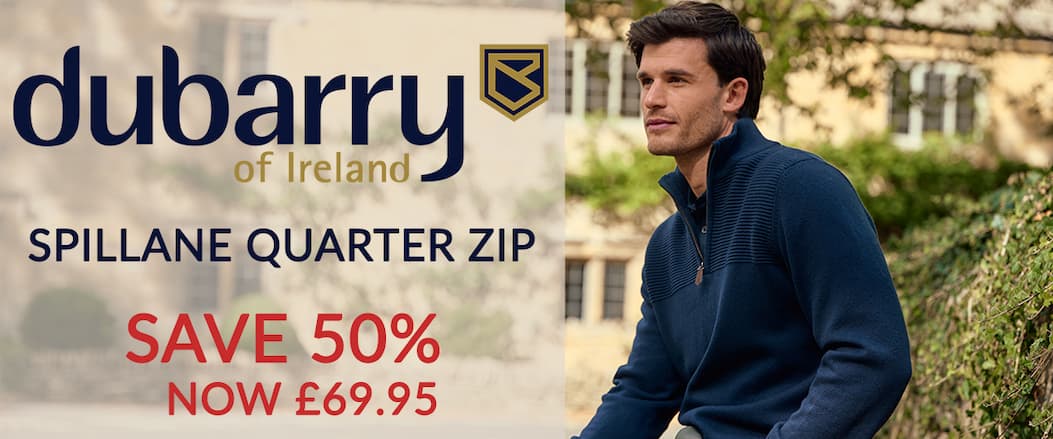 Shop Dubarry Spillane Quarter Zip Jumper