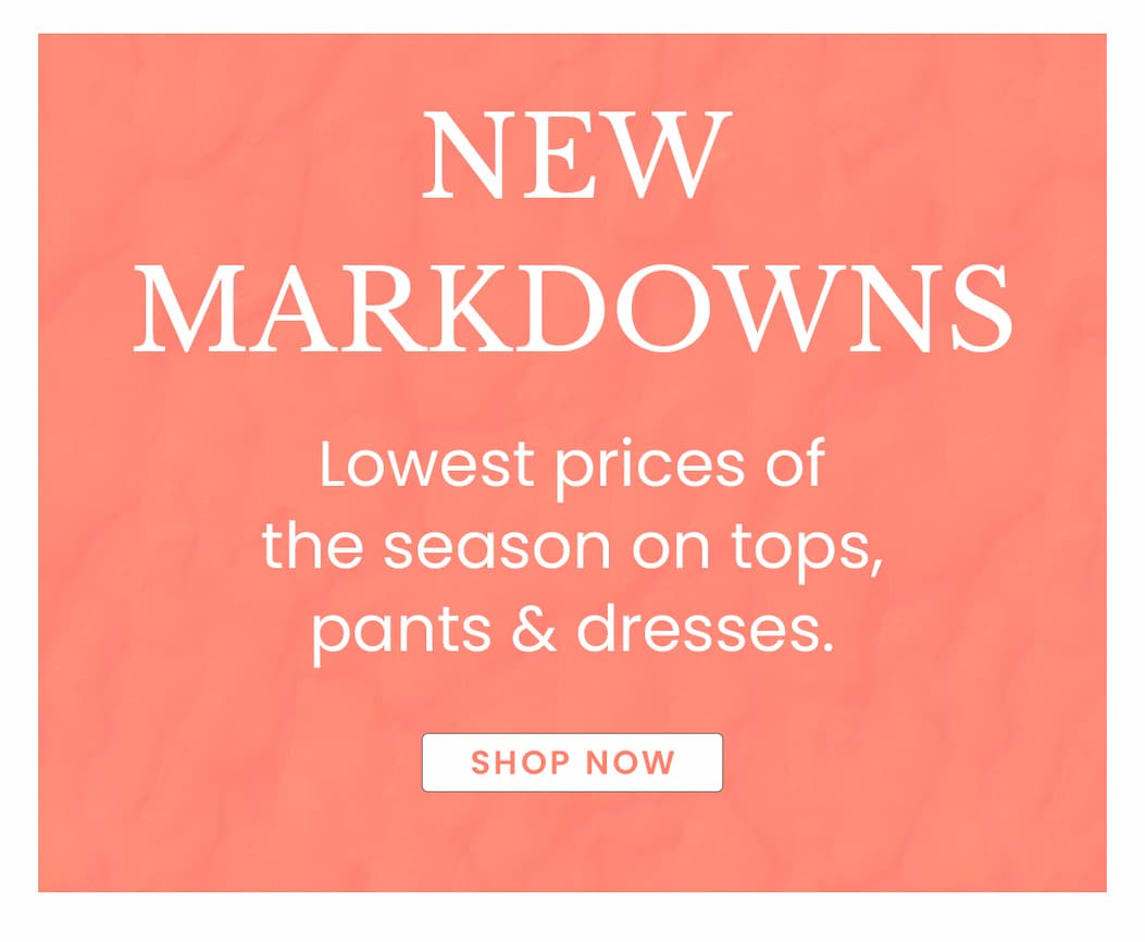 new markdowns