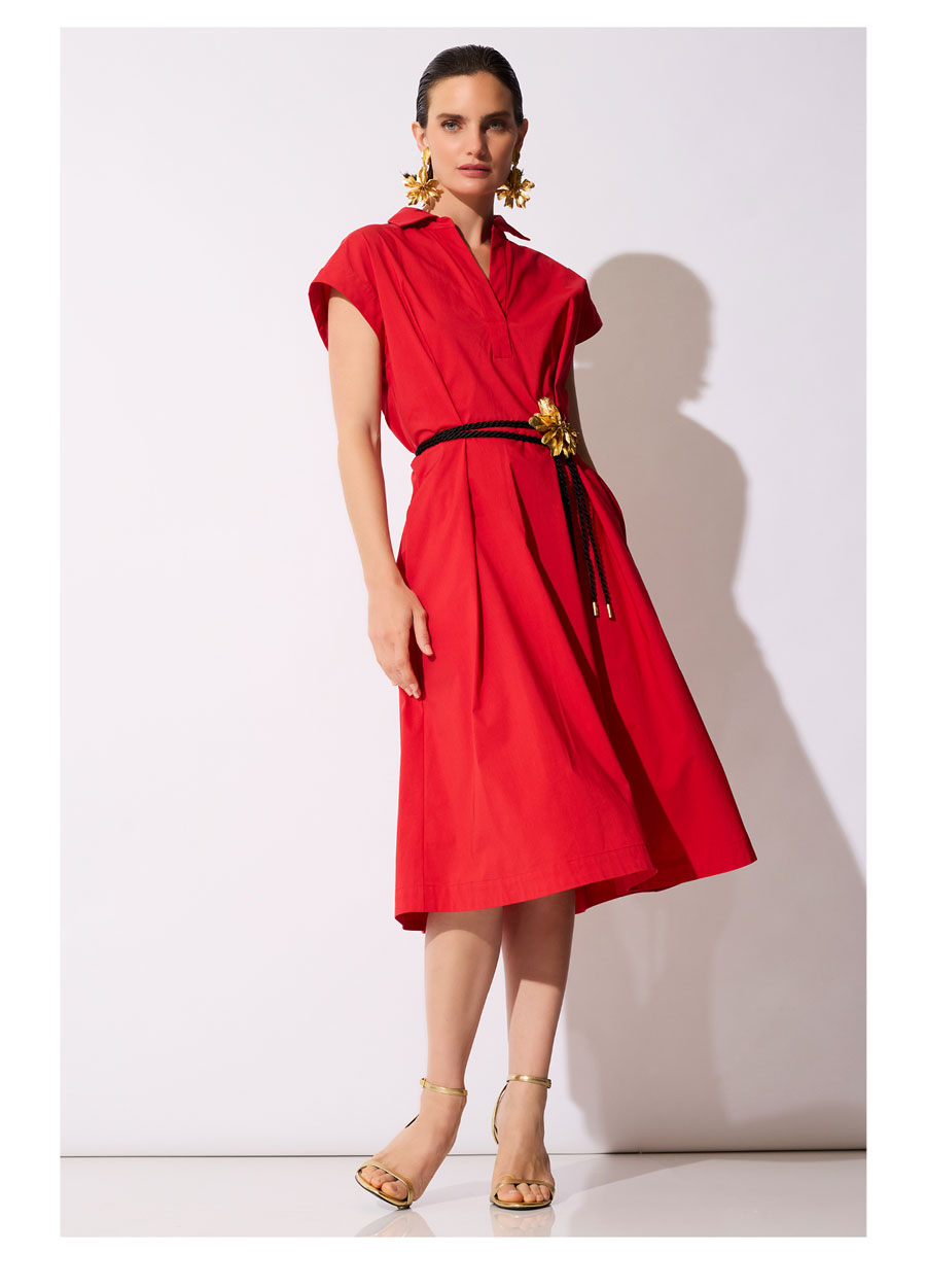 The red dress.