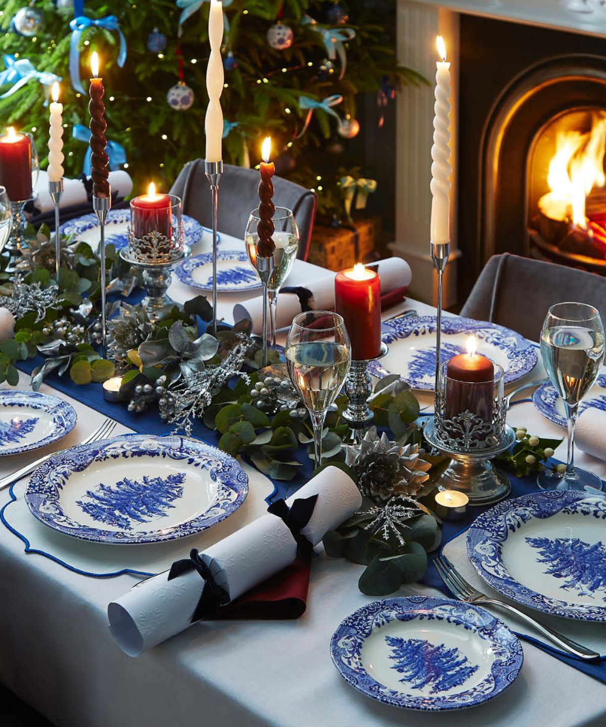 Blue Italian Christmas. Experience the magic of two iconic patterns. Shop Now.