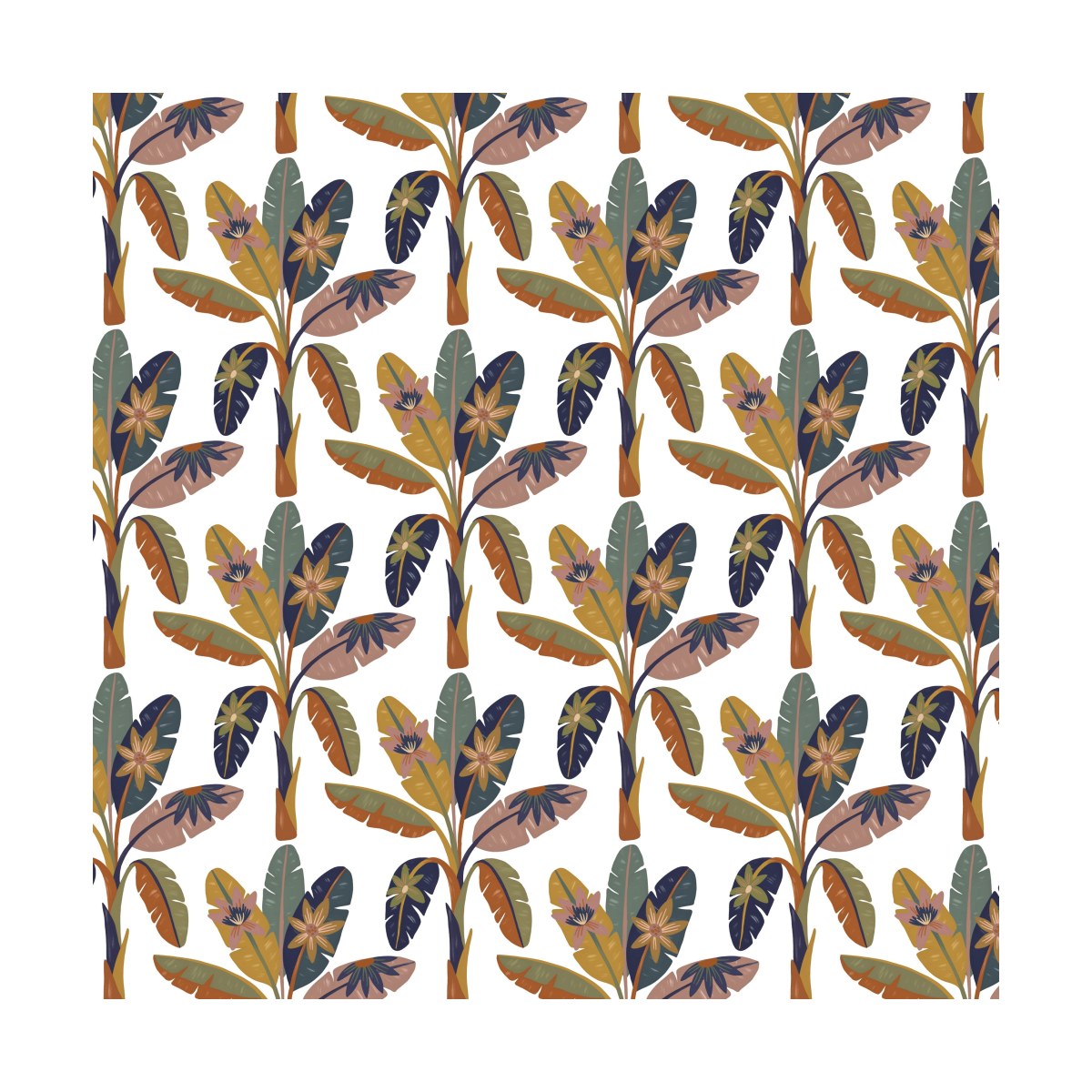 Image of Abstract Banana Leaf Bouquet