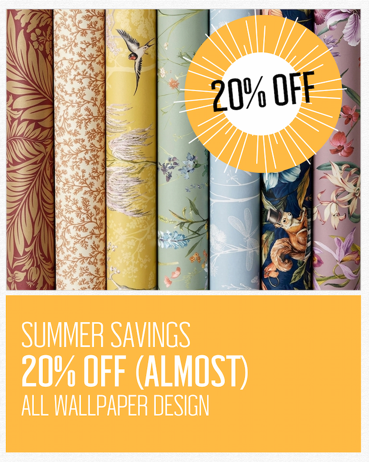 20% Off Summer Savings at World of wallpaper