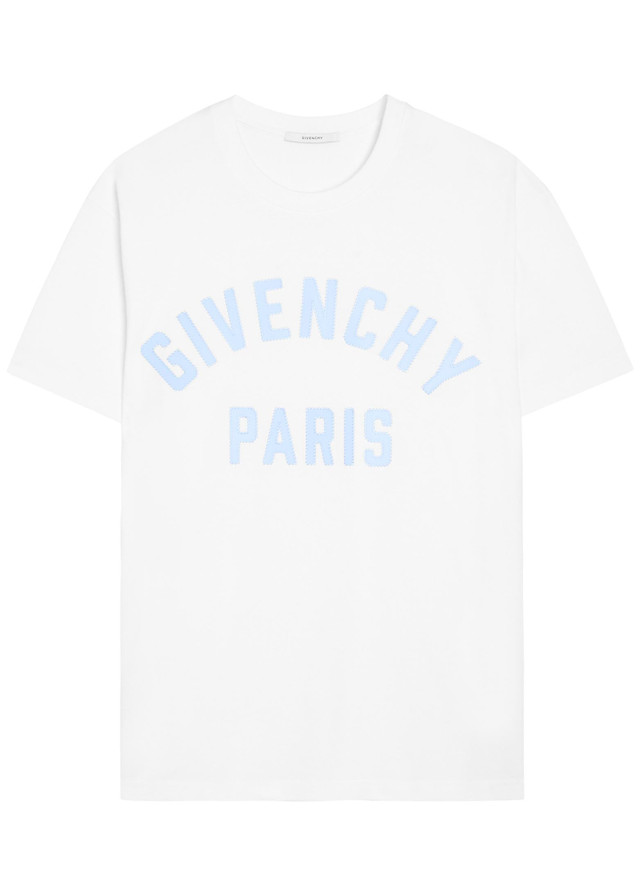 GIVENCHY Logo-appliquéd cotton T-shirt