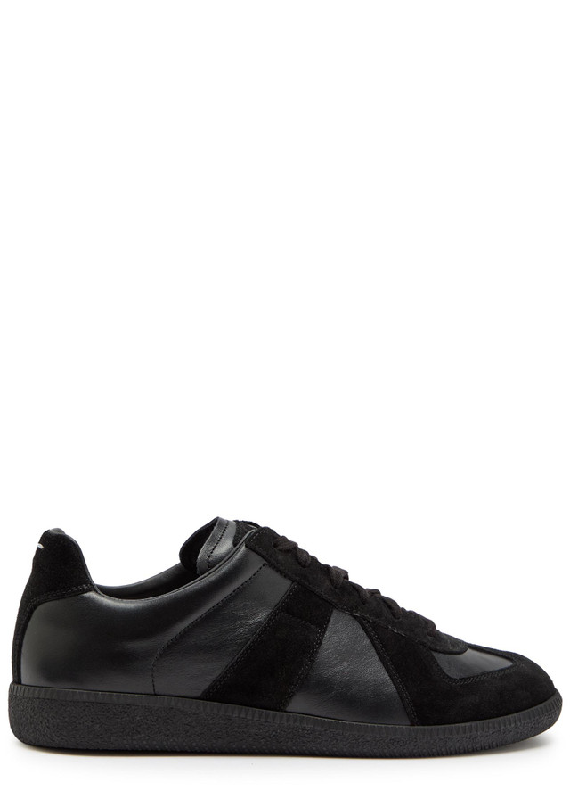 MAISON MARGIELA Replica panelled leather sneakers