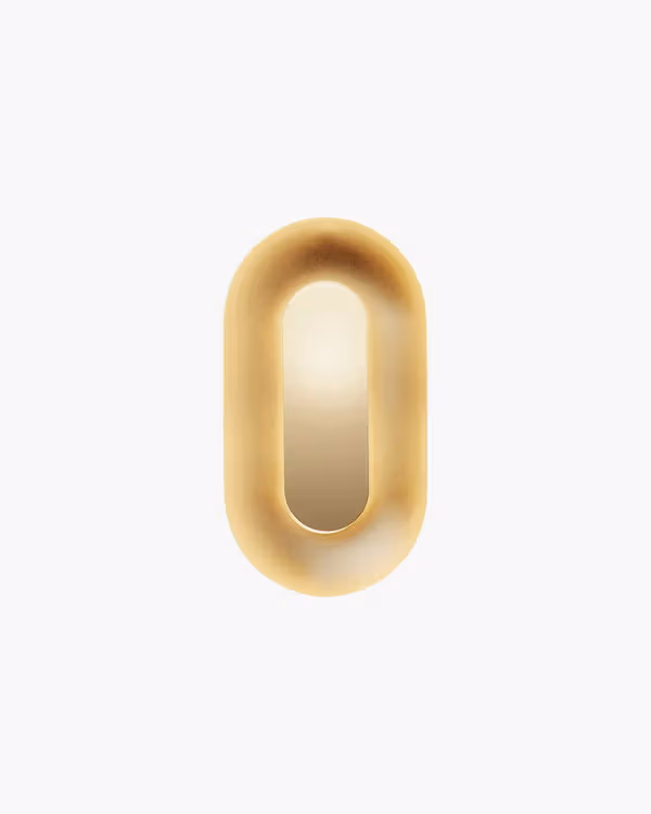 Lampada da parete Sasi Small, ottone