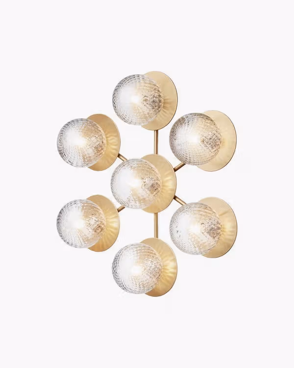 Lampada da parete/soffitto Liila Star, Nordic gold - optic clear