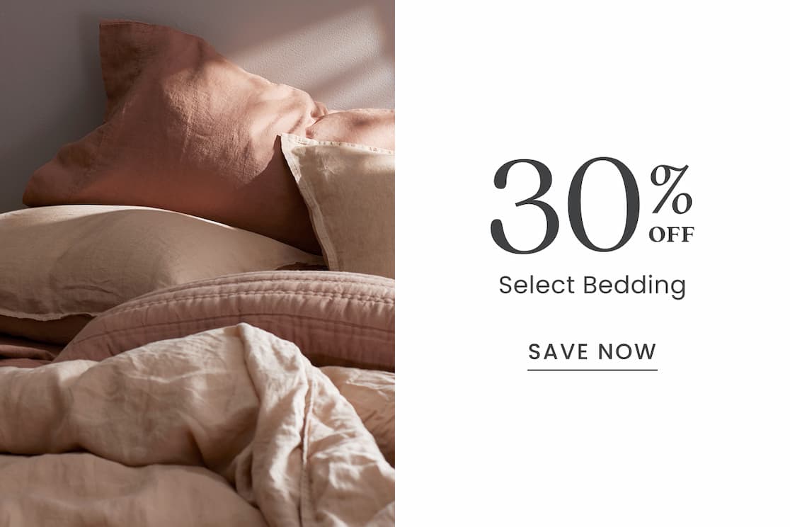 30% Off Select Bedding