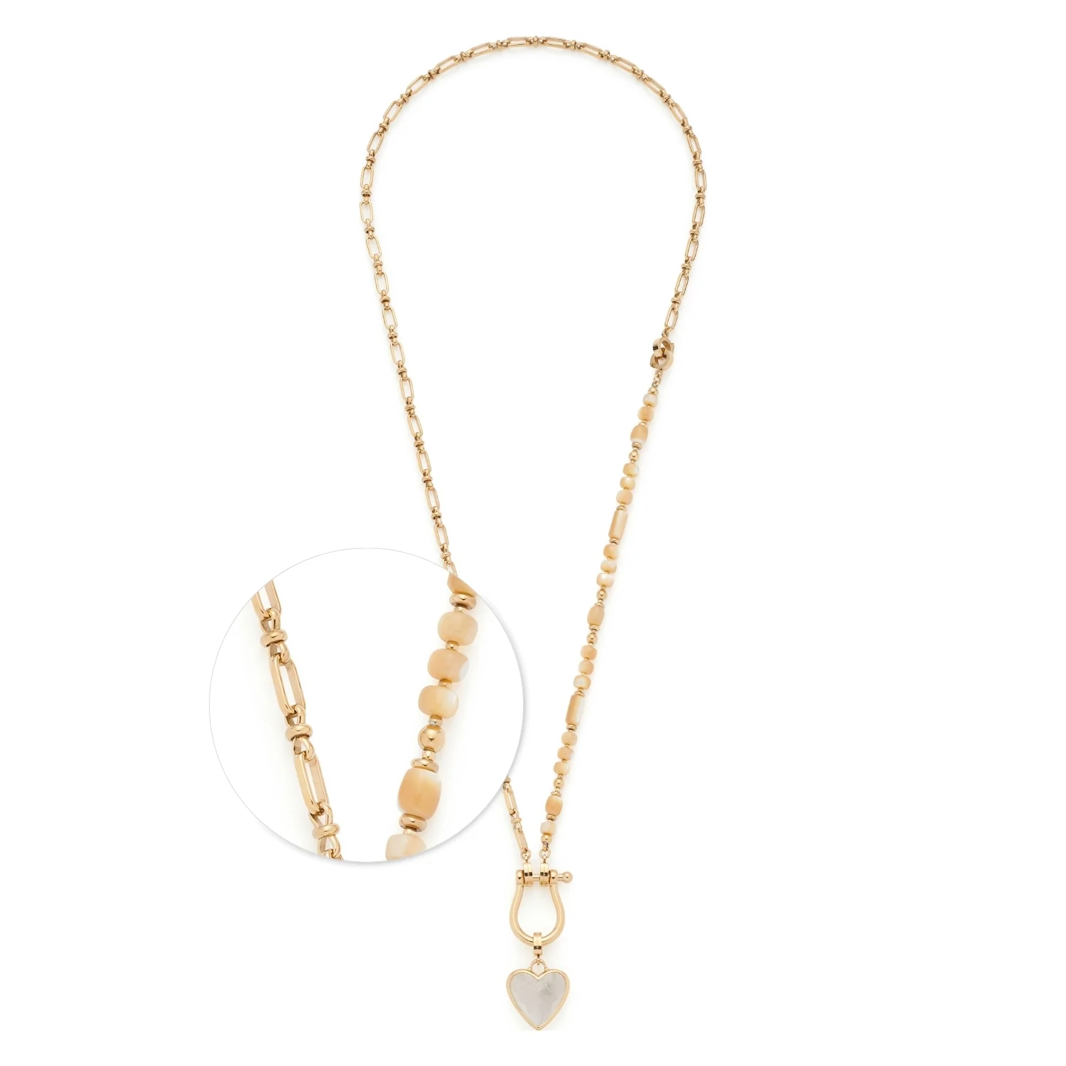Image of Set Halskette KAREEN 69 cm gold Clip & Mix