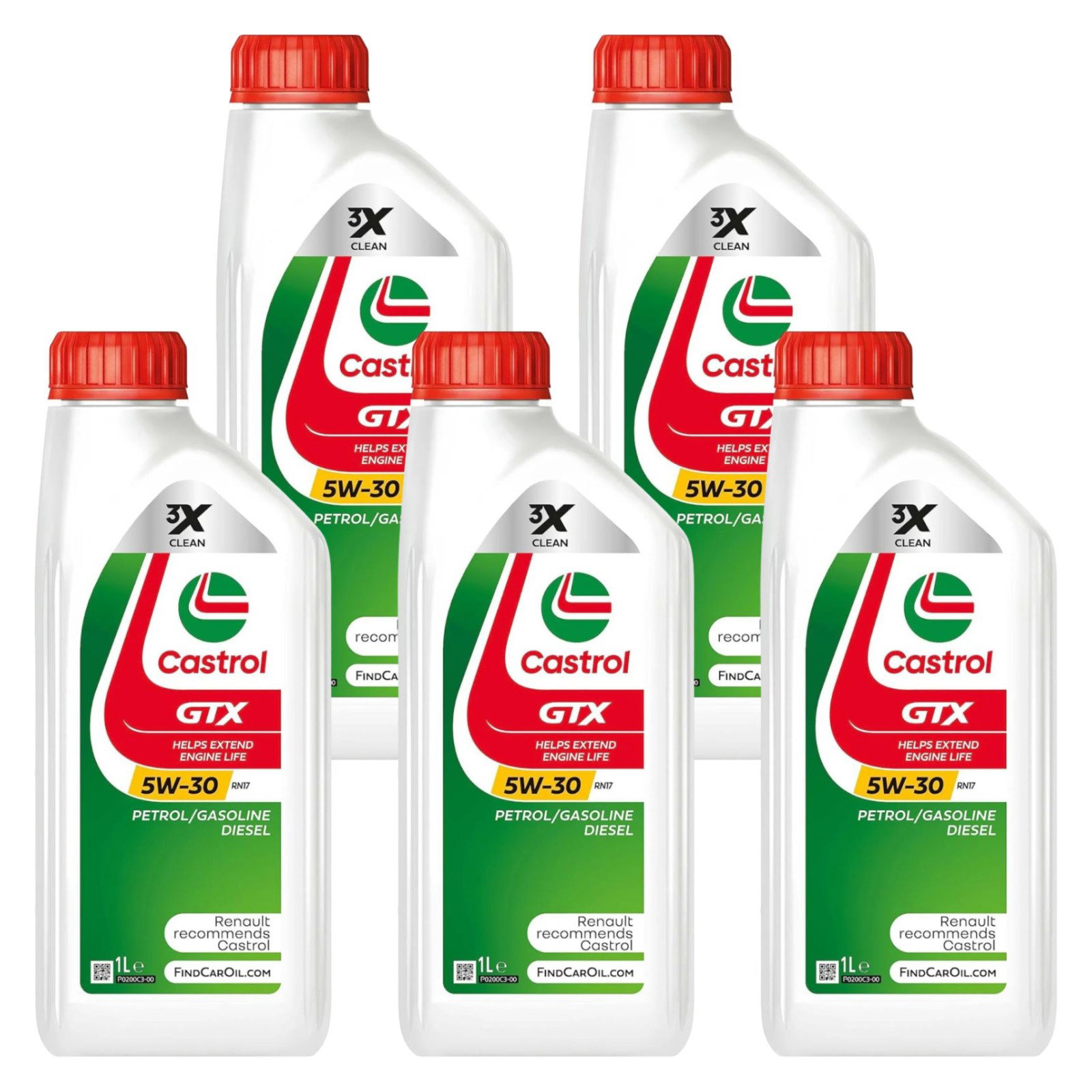 Olio motore Castrol GTX 5w30 RN17 5 litri