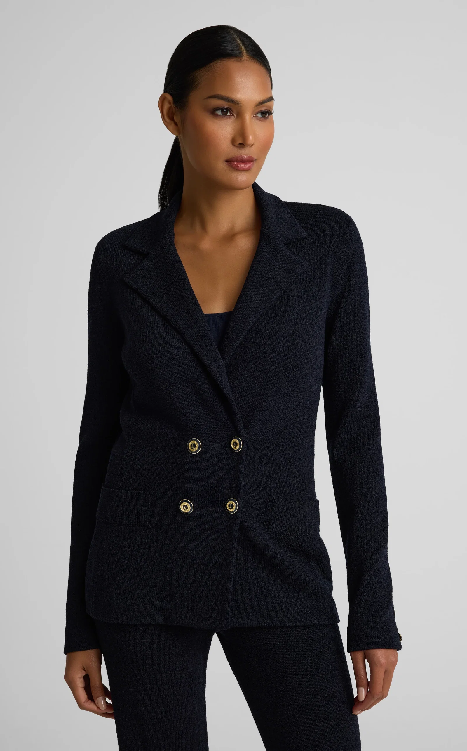 Image of Barbara Jacket In Legacy Crepe Knit