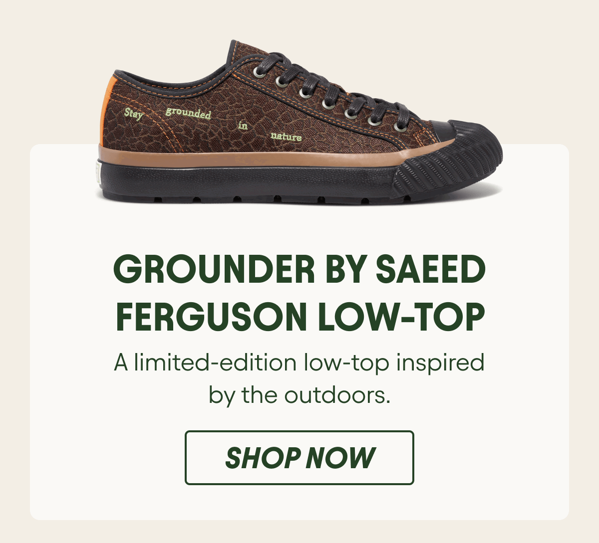 Grounder by Saeed Ferguson Low-Top 