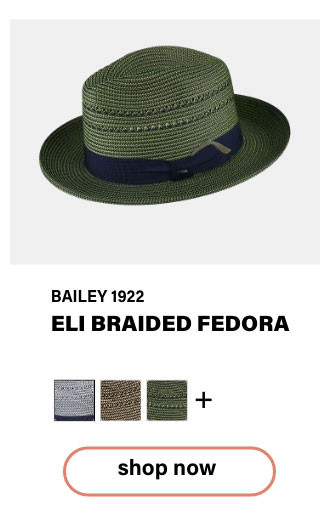 Eli Braided Fedora by Bailey 1922 