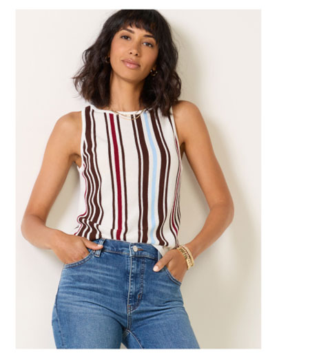 Shop Annie Vertical Stripe Tank