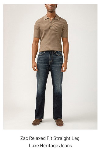 Zac Relaxed Fit Straight Leg Luxe Heritage Jeans