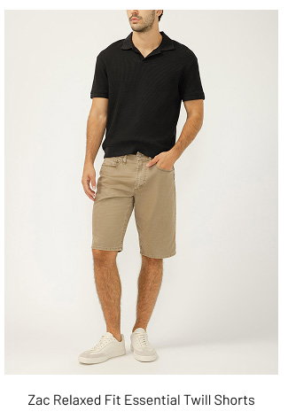 Zac Relaxed Fit Essential Twill Shorts