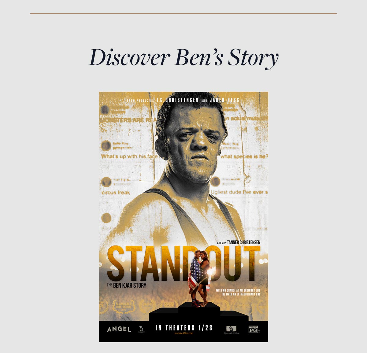 Discover Ben's Story.