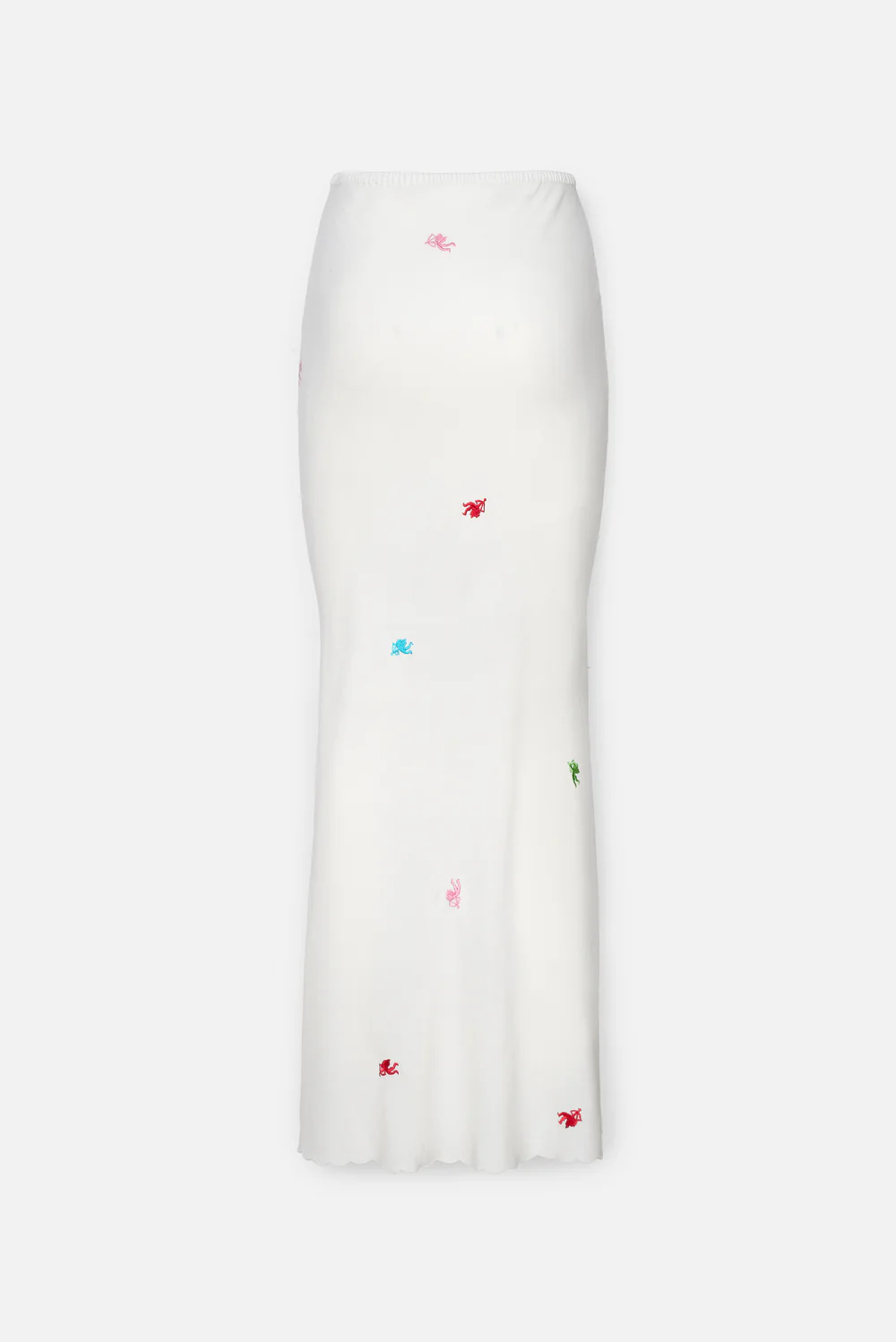 Cupid Embroidered Maxi skirt