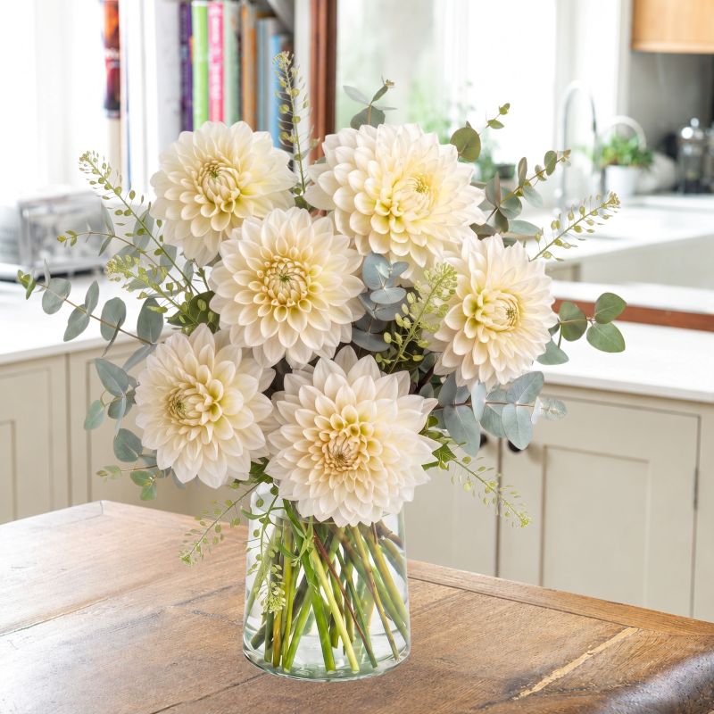 Image of White Dahlias